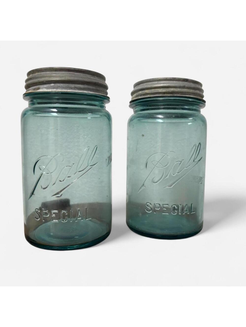 Vintage Blue Ball Jars